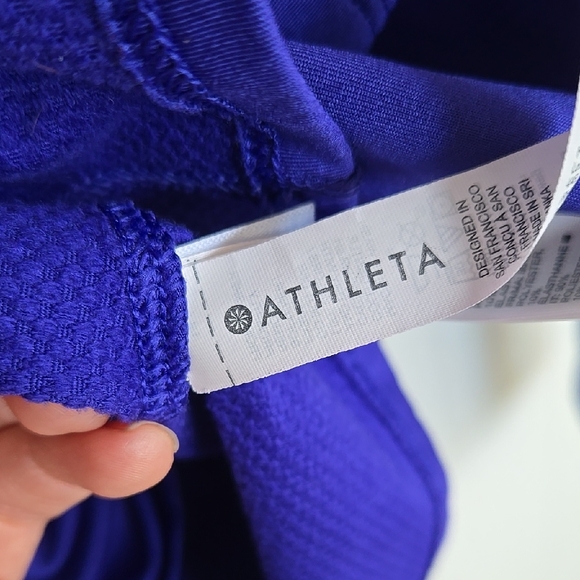 ATHLETA Women's Athleta Whistler Half Zip Hoodie, Noble Blue (Purple), Size L - Picture 15 of 16